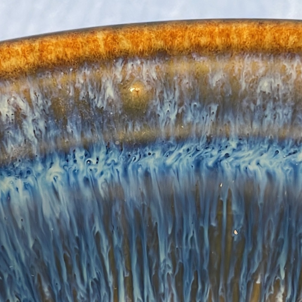 Bill Campbell pottery handled bowl 8.75” - Picture 8 of 8